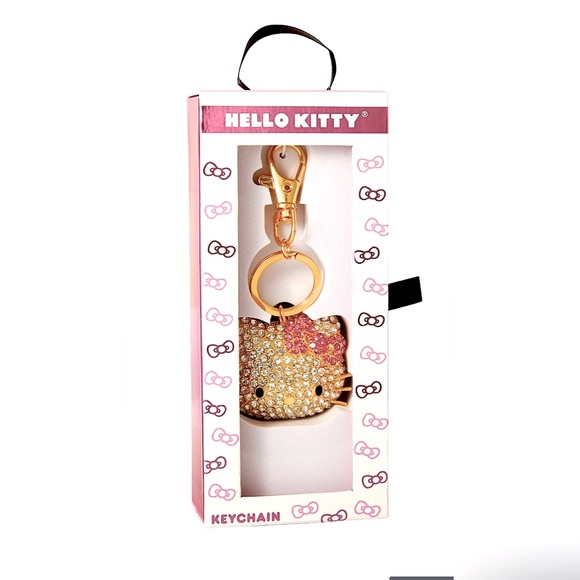 Just In Time for Yourself or Gift NIB Hello Kitty Full Bling Keychain/Bag charm - Picture 3 of 7